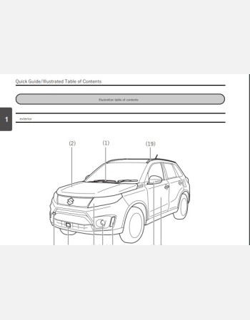 suzuki escudo 2021-2022 owners manual in english
